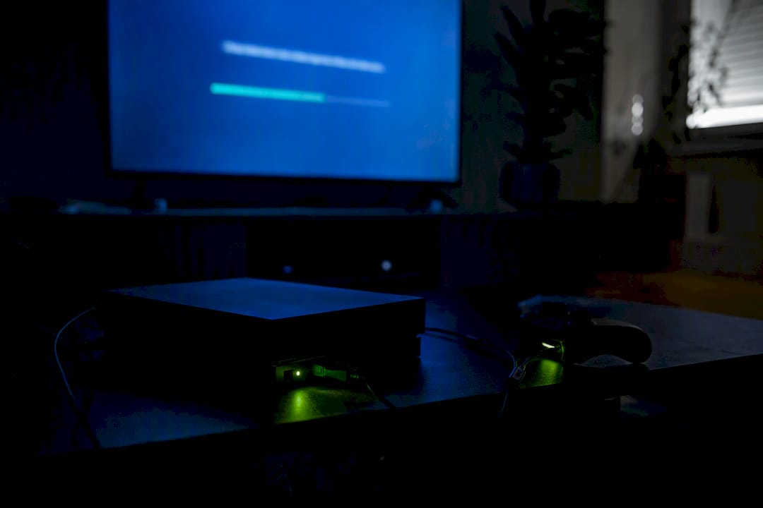 Konsola Xbox aktualizująca postępy w grze